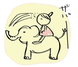 Girl of surreal everyday sticker #9192060