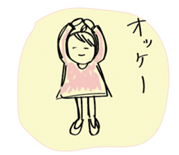 Girl of surreal everyday sticker #9192072