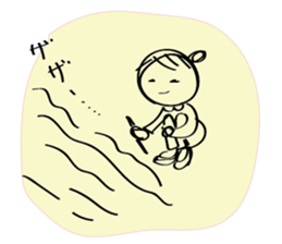 Girl of surreal everyday sticker #9192076