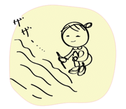 Girl of surreal everyday sticker #9192076