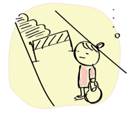 Girl of surreal everyday sticker #9192089