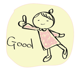 Girl of surreal everyday sticker #9192095