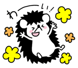 Chick-kun of hedgehog sticker #9192300