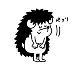 Chick-kun of hedgehog sticker #9192301