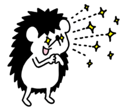 Chick-kun of hedgehog sticker #9192304