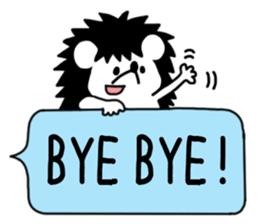 Chick-kun of hedgehog sticker #9192309