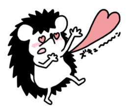 Chick-kun of hedgehog sticker #9192312