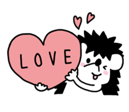 Chick-kun of hedgehog sticker #9192315