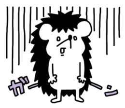 Chick-kun of hedgehog sticker #9192317