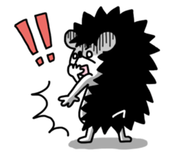 Chick-kun of hedgehog sticker #9192319