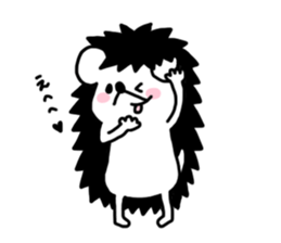 Chick-kun of hedgehog sticker #9192321