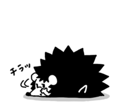 Chick-kun of hedgehog sticker #9192327