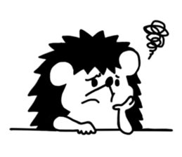 Chick-kun of hedgehog sticker #9192328