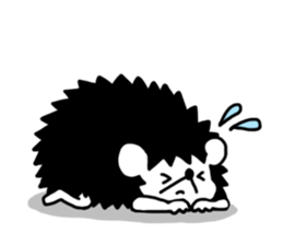 Chick-kun of hedgehog sticker #9192331