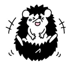 Chick-kun of hedgehog sticker #9192333