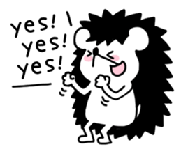 Chick-kun of hedgehog sticker #9192334