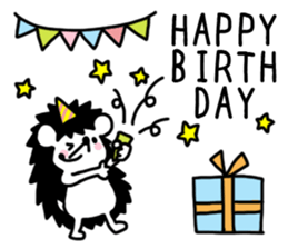 Chick-kun of hedgehog sticker #9192335