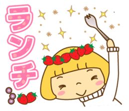 Fashionable women of winter and spring sticker #9192506