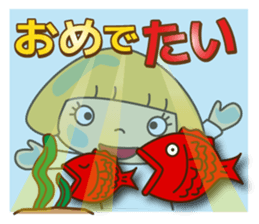 Fashionable women of winter and spring sticker #9192521