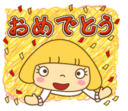 Fashionable women of winter and spring sticker #9192522