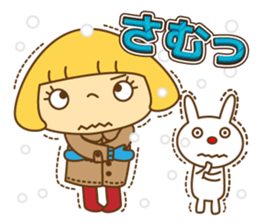 Fashionable women of winter and spring sticker #9192526