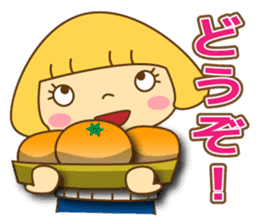 Fashionable women of winter and spring sticker #9192527