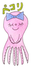 An Octopus girl Q chan sticker #9192583