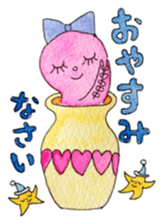 An Octopus girl Q chan sticker #9192591