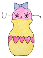 An Octopus girl Q chan sticker #9192597