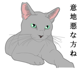 Rial system young lady cat sticker #9193218