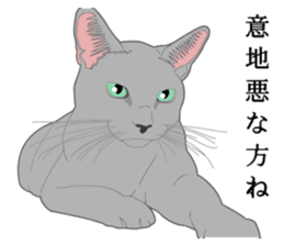 Rial system young lady cat sticker #9193218