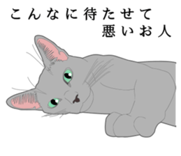 Rial system young lady cat sticker #9193219