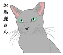 Rial system young lady cat sticker #9193233