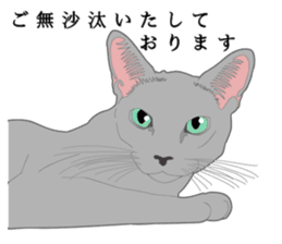 Rial system young lady cat sticker #9193246