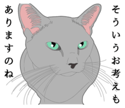 Rial system young lady cat sticker #9193249