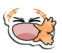 I express it with a face 2 sticker #9193656