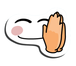 I express it with a face 2 sticker #9193671