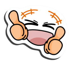 I express it with a face 2 sticker #9193672