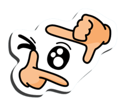 I express it with a face 2 sticker #9193676