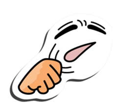 I express it with a face 2 sticker #9193683