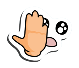 I express it with a face 2 sticker #9193688