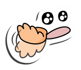 I express it with a face 2 sticker #9193691