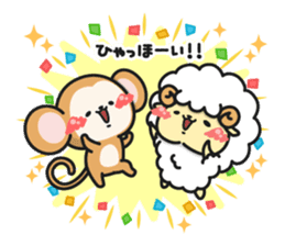 Close Friendship of Mofubo and Makabo sticker #9193860