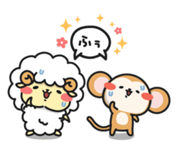 Close Friendship of Mofubo and Makabo sticker #9193862