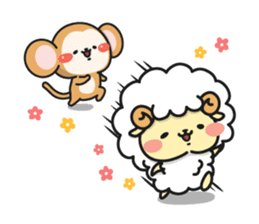 Close Friendship of Mofubo and Makabo sticker #9193864