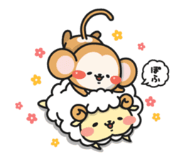 Close Friendship of Mofubo and Makabo sticker #9193865