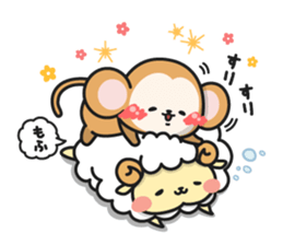 Close Friendship of Mofubo and Makabo sticker #9193866