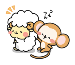 Close Friendship of Mofubo and Makabo sticker #9193870