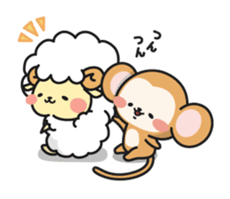 Close Friendship of Mofubo and Makabo sticker #9193870