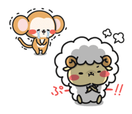 Close Friendship of Mofubo and Makabo sticker #9193872